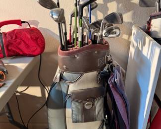 More Golf Clubs and Bag