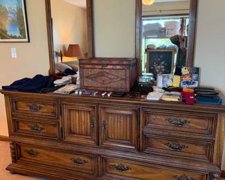 Dresser with Two Mirrors
