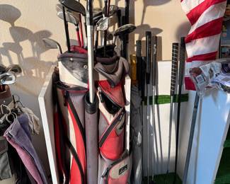 Golf Clubs and Bag