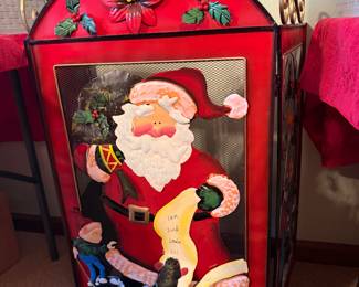 Holiday Fire Place Screen