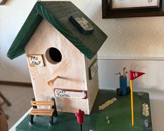 Golfer's Birdhouse