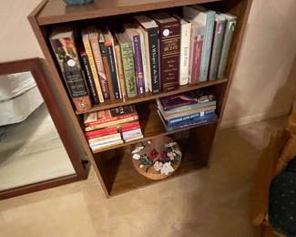 bookcase & books
