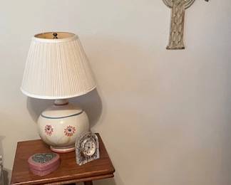 Lamp and end table
