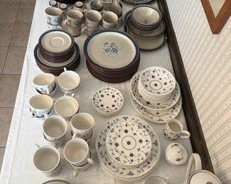 Filandia by Churchill and Pleasure by Noritake