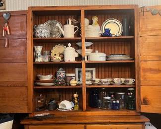 Pewter, Milk Glass, Ball Jars, etc.