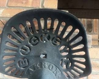 Buckeye tractor seat
