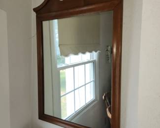 Drexel Chippendale Mahogany Wall Mirror.