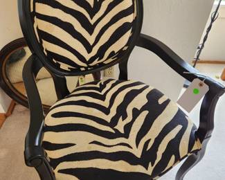 Classic Zebra Chair.