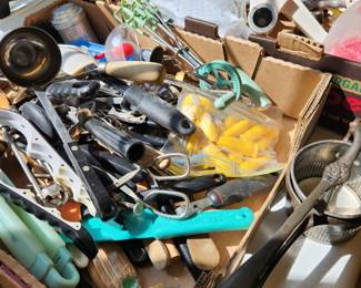 Lots of Utensils.