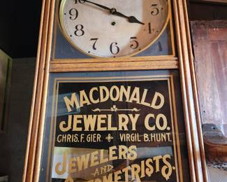 Antique Advertising Clock!