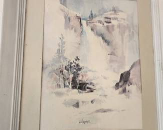 Original Watercolor signed by the Artist.