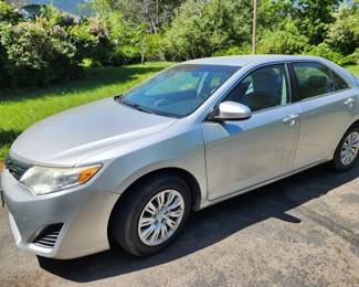 4-Door Toyota Camry LE 2013 - Pristine Condition -41400 miles. Asking $11,500. SOLD. Yes, it's sold.