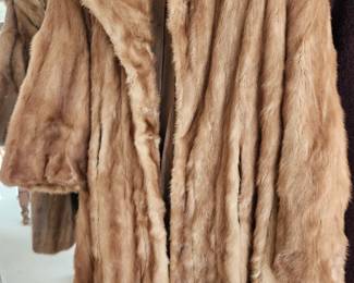 Vintage Autumn Haze Mink Coat.