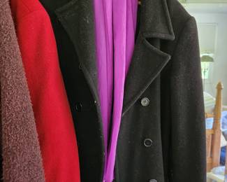 Wool Navy Style Woman's Jacket.