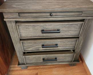 Two Bedside Modern Day Cabinets.
