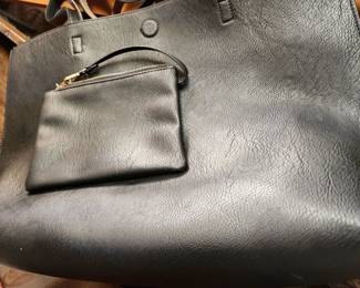 Vegan Leather 'Overbrooke' Shoulder Tote with Wristlet. Wonderful!
