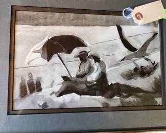 Original Framed by Artist Robert Sawyer.
