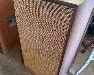 4 large vintage speakers