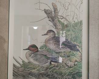 Kenneth Ferris lithograph art 30 x 37