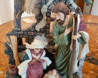 Resin tradition nativity scene