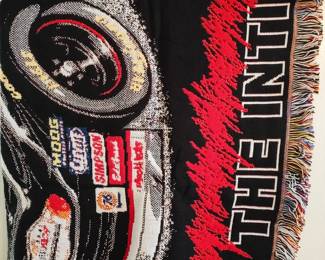 Embroidered NASCAR throw