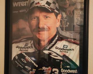 Dale Earnhardt framed poster