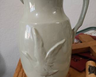 Vintage pottery pitcher