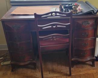Desk with chair