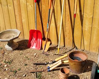 Garden Tools and Pots