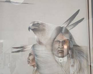 Original art by Johnny Tiger Jr