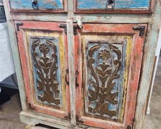 Painted chest with drawers