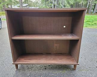 23 DarkWoodVeneerBookcase