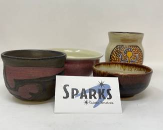 58 SmallHandCraftedPotteryBowlsMaxwellMuir