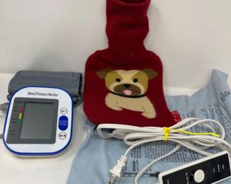 90 HeatingPadWaterBottlewSweaterTalkingBPMonitor