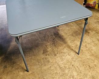 97 SamsoniteSlateBlueFoldingCardTable