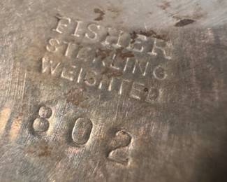 Weighted Sterling Silver Candlesticks