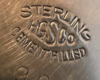 Weighted Sterling Silver Footed Bowl