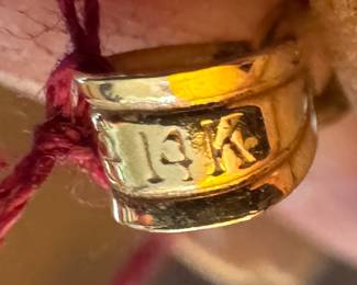 14K Gold Child Design Pendant