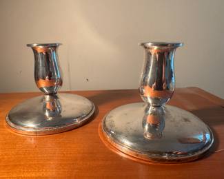 Weighted Sterling Silver Candlesticks