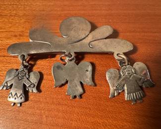 Sterling Silver Jeep Collins Brooch