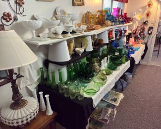 LOTS & LOTS OF GLASSWARE