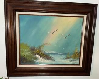 Beautiful seascape painting