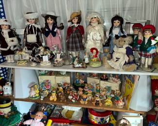 Many fine, collectable dolls