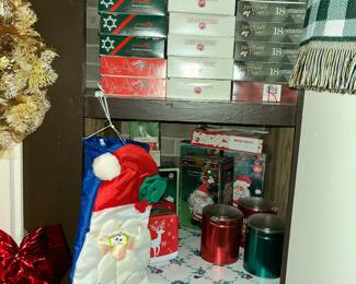 AND MANY MORE BOXES OF ORNAMENTS!