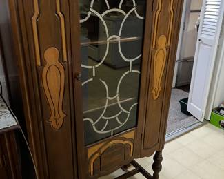 Marching 1920's china cabinet - ALSO RESTORED!