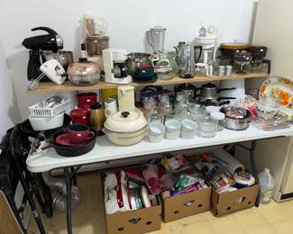 PANTRY FULL OF KITCHENWARE