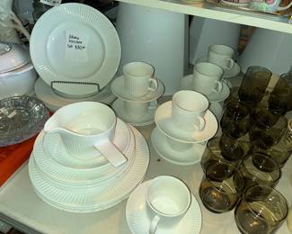 Athena Ironstone breakfast set