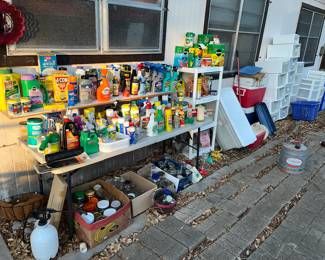 BACK PORCH IS LOADED - Lots of lawn & garden items