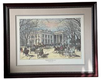 Washington D.C. The White House Print