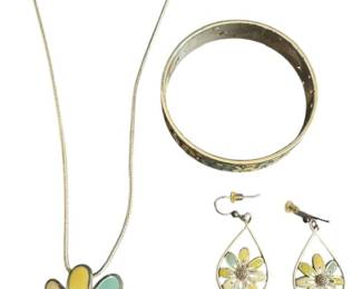Brighton Posh Garden Enamel Jewelry Set